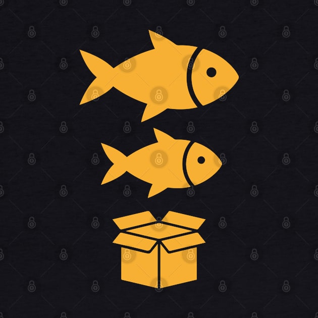 Big Fish, Little Fish, Cardboard Box by Meta Cortex
